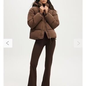 Cotton On Brown Puffer Jacket